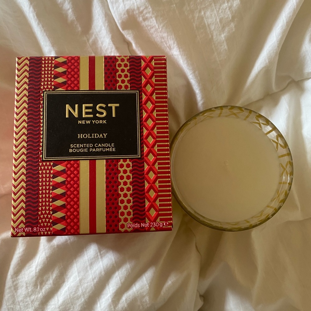 Single Wick Nest Holiday Candle